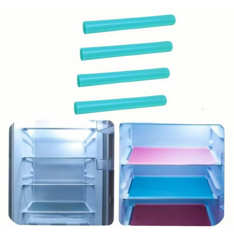 4 Pcs Refrigerator Antibacterial Cut Drawer Washable Can Fridge Mat Kitchen  Pad