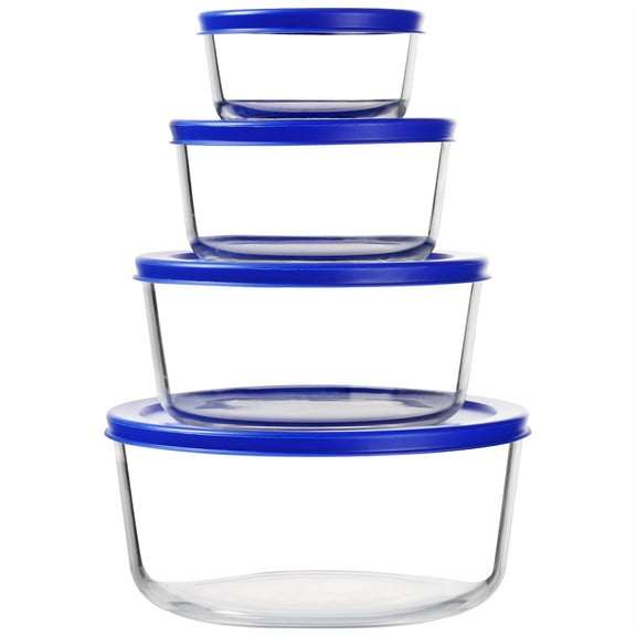 4 Pack Refrigerator Replacement Storage Box, Food Storage Containers, Leftovers Keeper, Lunch Container, Microwave, Dishwasher  Freezer Safe