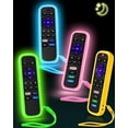 thumbnail image 1 of 4 Pack  Remote Cover for Roku, The Remote Case Compatible with Roku Voice Remote Official, Silicone Universal Protective Controller Sleeve for Roku TV Remote Glow in The Dark with Lanyards, 1 of 6