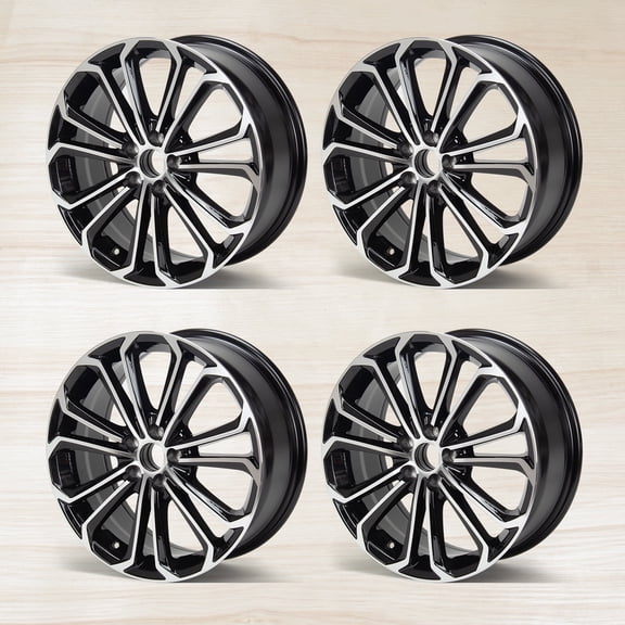4-Pack Replacement 17" x 7" Wheel Rim 75152 for 2014-16 Toyota Corolla 4261102F80