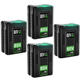 thumbnail image 1 of 4 Pack 80V 3.5Ah Replacement for Greenworks 80v Battery Compatible with Greenworks Battery 80V Fits for Greenworks Battery Cordless Power Tools GBA80200 GBA80250 GBA80300 GBA80400 GBA80500, 1 of 7