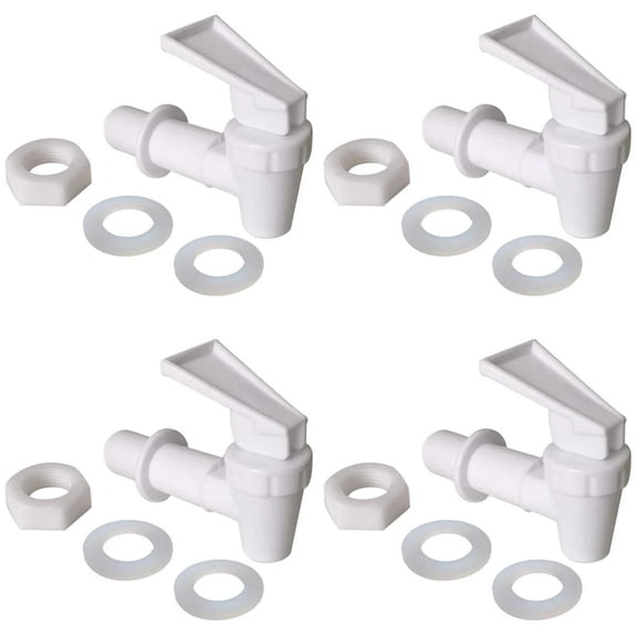 4 Pack Replacement Cooler Faucet Water Dispenser Tap Plastic Spigot for Beverage