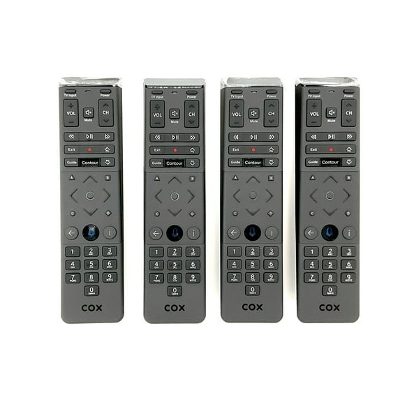 (4 Pack) Replacement Cox Voice Remote Control XR15 For TVs, Cable Box, Audio Devices