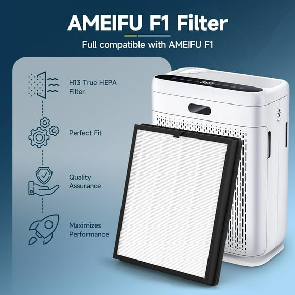 4 Pack  Replacement Filter Compatible with   Air Purifier