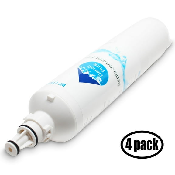 4-Pack Replacement for Kenmore / Sears 79571083010 Refrigerator Water Filter - Compatible with Kenmore / Sears 46-9990 Fridge Water Filter Cartridge - Denali Pure Brand
