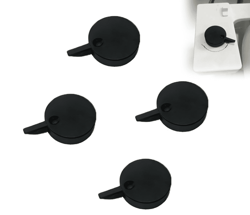 4 Pack Replacement Knob Compatible with Tushy Bidet | Easy-Grip Design | Improved Flow Control | Tool-Free Quick Installation | Bidet Attachments