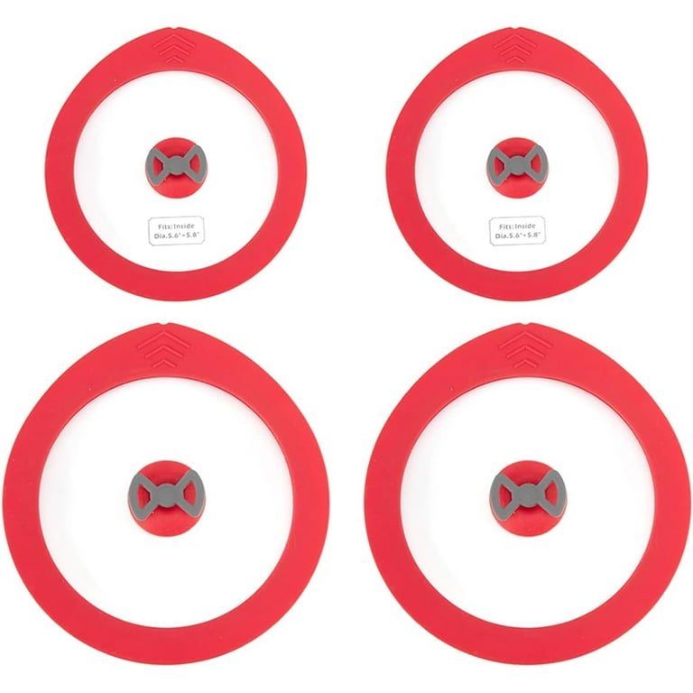 Pack Replacement Lids for Pyrex 7201-PC Cup and 7402-PC 6/7