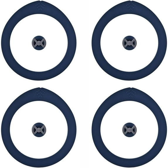 Glou-Glou Goose Ggg Silicone Food Covers Creative Seal Leakproof 4 Count