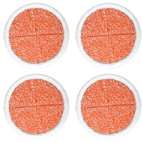 4-Pack Replacement Pads for Bissell Spinwave Crosswave 2039A 2124, Washable & Reusable (Heavy Scrub Pads)