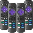 thumbnail image 1 of 4 Pack Replacement Remote Control Only for Roku TV, Compatible with All TCL Roku/Hisense Roku/Onn Roku/Sharp/Philips (Not Stick, Box or Speaker), 1 of 4
