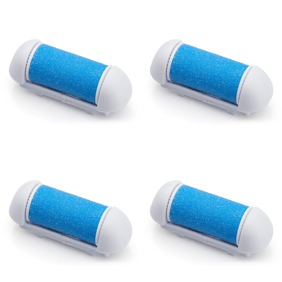 4 Pack Replacement Rollers Heads for Electric CallusRemover Foot Exfoliator Removal Replacement Head Foot Scrubber Personal Foot File Pedicure Tools