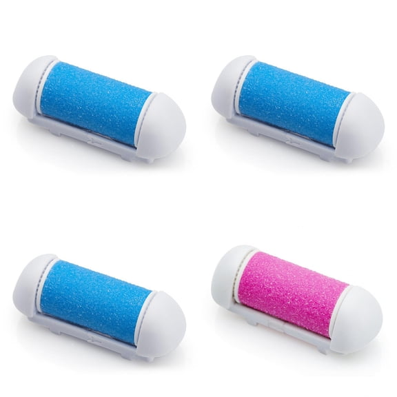 4 Pack Replacement Rollers Heads for Electric CallusRemover Foot Exfoliator Removal Replacement Head Foot Scrubber Personal Foot File Pedicure Tools