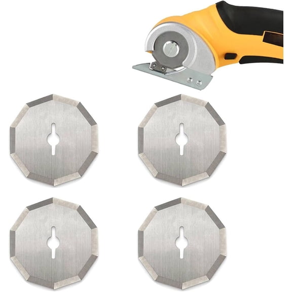 4-Pack Replacement Rotary Blades Compatible with Cordless Electric Scissors, Replacement Blades (1-1/2")(wwx)