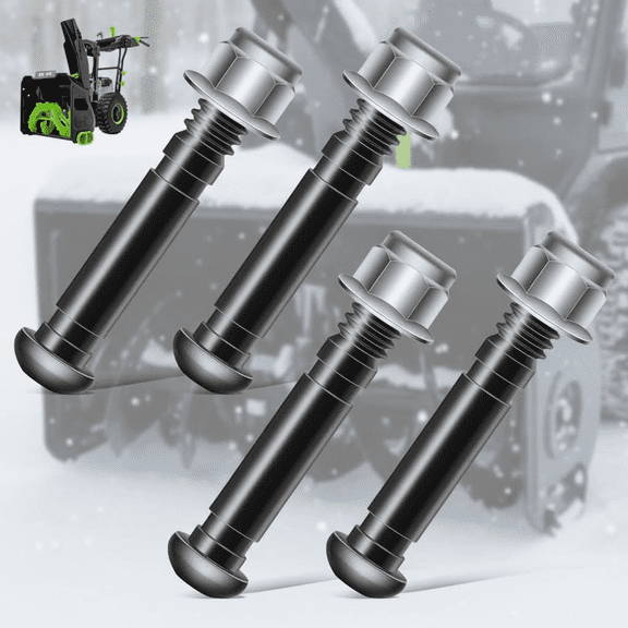 4-Pack Replacement Shear Pins Compatible with EGO 24-Inch and 28-Inch 2-Stage Snow Blowers, Fits Models SNT2400, SNT2405, SNT2406, SNT2416, SNT2800, SNT2806, SNT2807