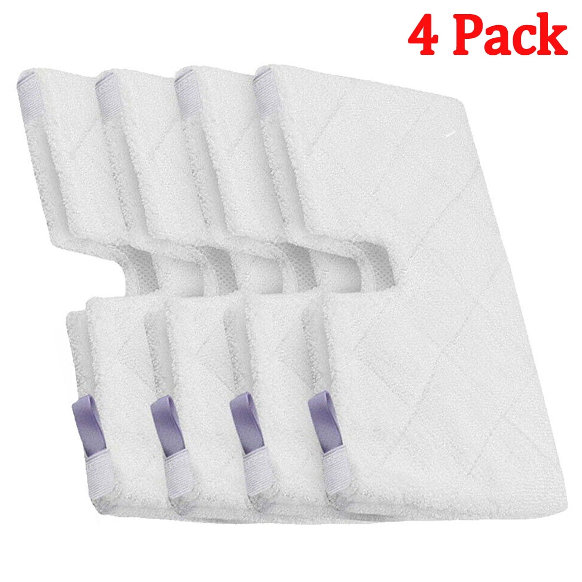 4 Pack Replacement Steam Mop Pads for Shark Steam Pocket Mop S3500