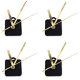 4 Pack Replacement Wall Clock Repair Parts Pendulum Movement Mechanism