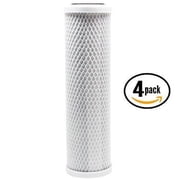 4-Pack Replacement WaterPur CCI10CLW12 Activated Carbon Block Filter - Universal