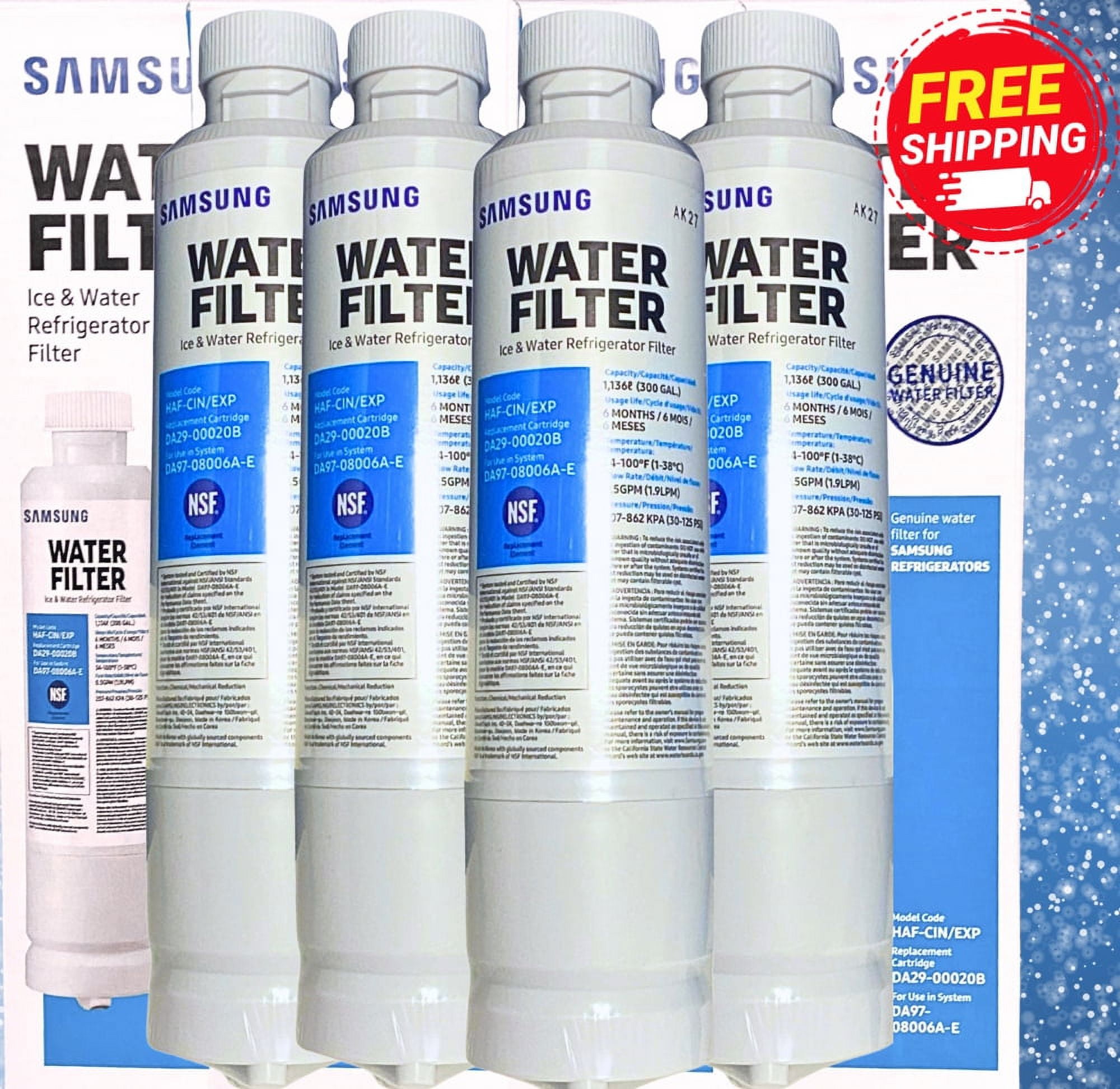 4Pack Replacement for DA2900020B DA2900020A/B, HAFCIN/EXP, HAFCIN