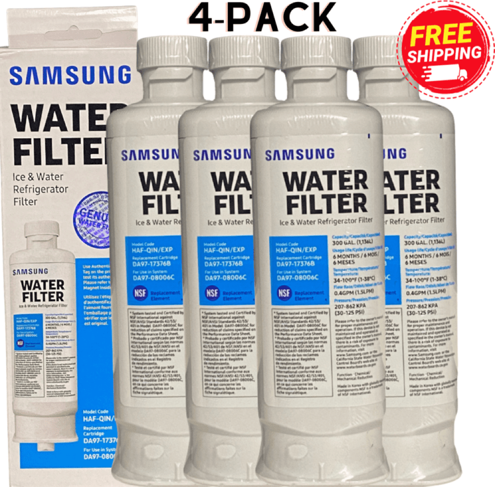 4Pack Replacement for DA9717376B HAFQIN/EXP Refrigerator Water