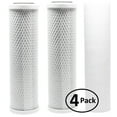 thumbnail image 1 of 4-Pack Replacement for Filter Kit for Krystal Pure KR10 RO System - Includes Carbon Block Filters & Polypropylene Sediment Filter - Denali Pure Brand, 1 of 4