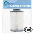 thumbnail image 1 of 4-Pack Replacement for Hoover Bagless Canisters S3765040 Vacuum Canister Filter - Compatible with Hoover Windtunnel 59134033 Filter, 1 of 4