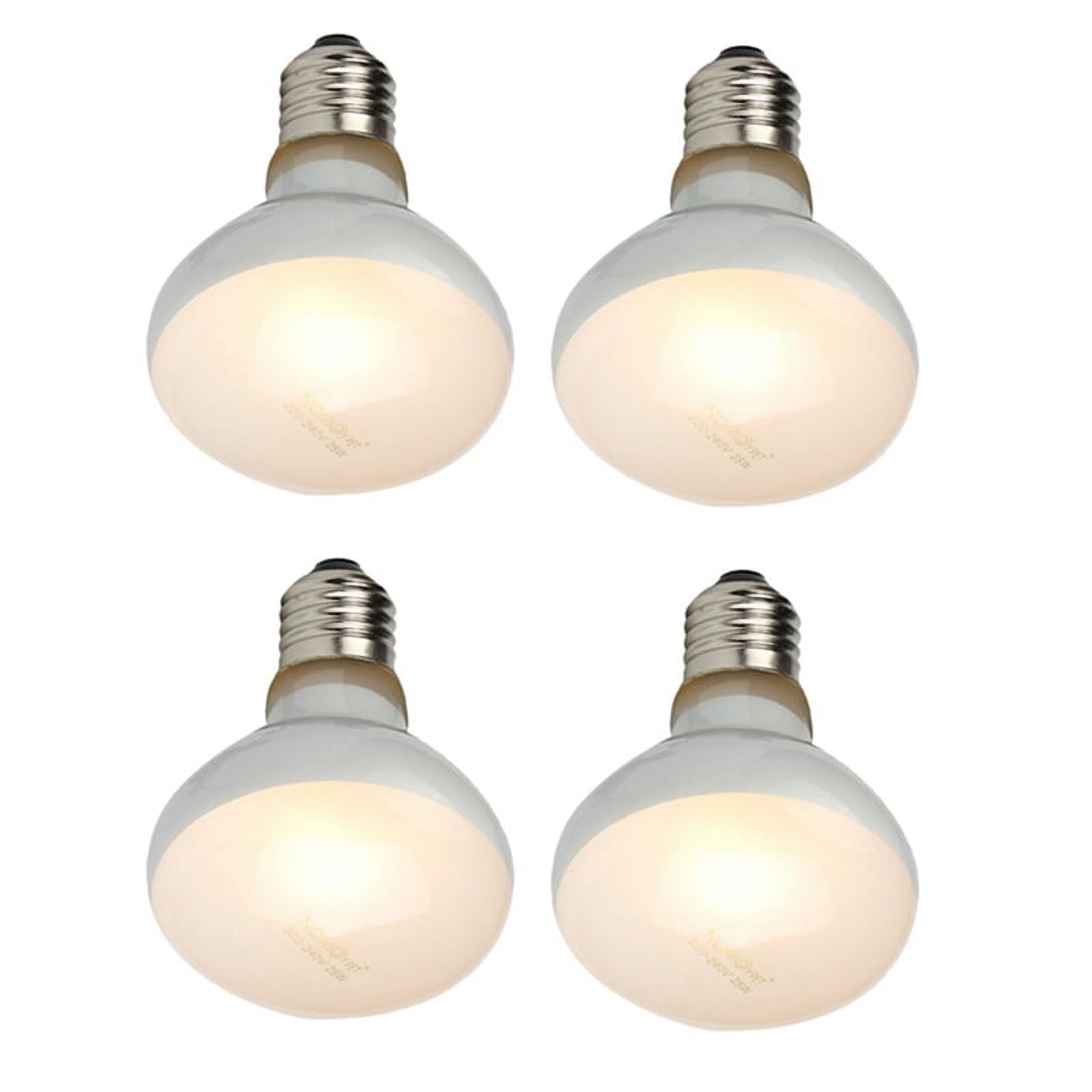 4 Pack Reptile Uvb Uva Heat Lamp Bulb for Reptiles Truly Sun-Like Bright Reptiles, Amphibian(100 W)