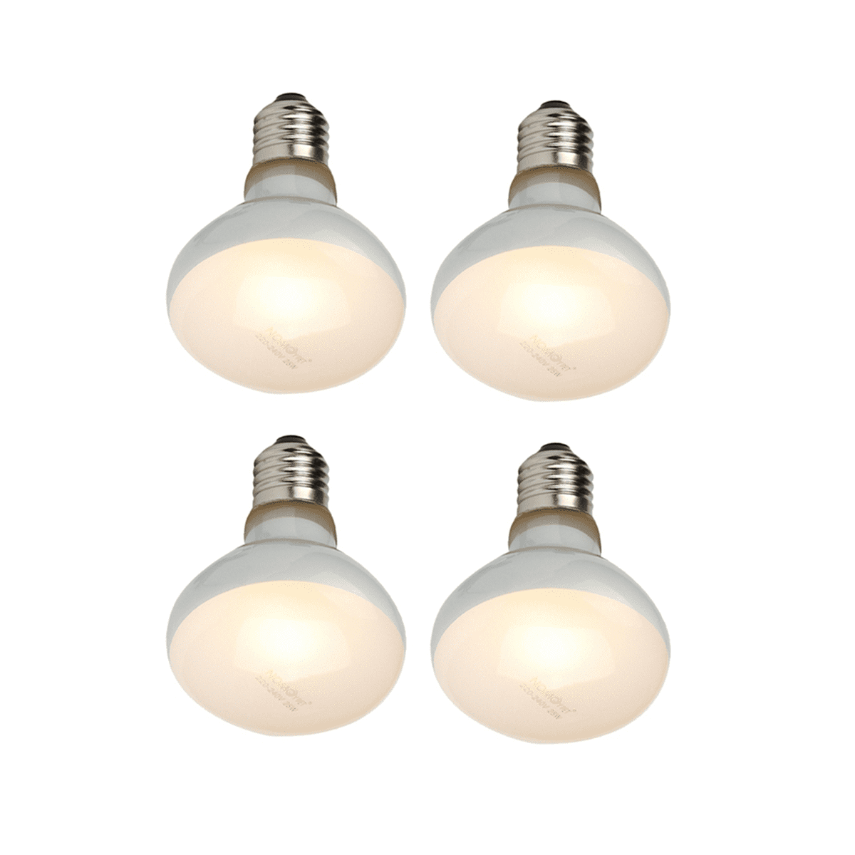 4 Pack Reptile Uvb Uva Heat Lamp Bulb for Truly SunLike Bright Heat