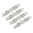 thumbnail image 1 of 4 Pack Retro Sweater Clips Dress Clips Cardigan Collar Clips(Silver), 1 of 6