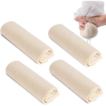 5-Pack Reusable Nylon Mesh Strainer Bags - Fine Cheesecloth Alternative For Nut Milk, Yogurt, Dumplings