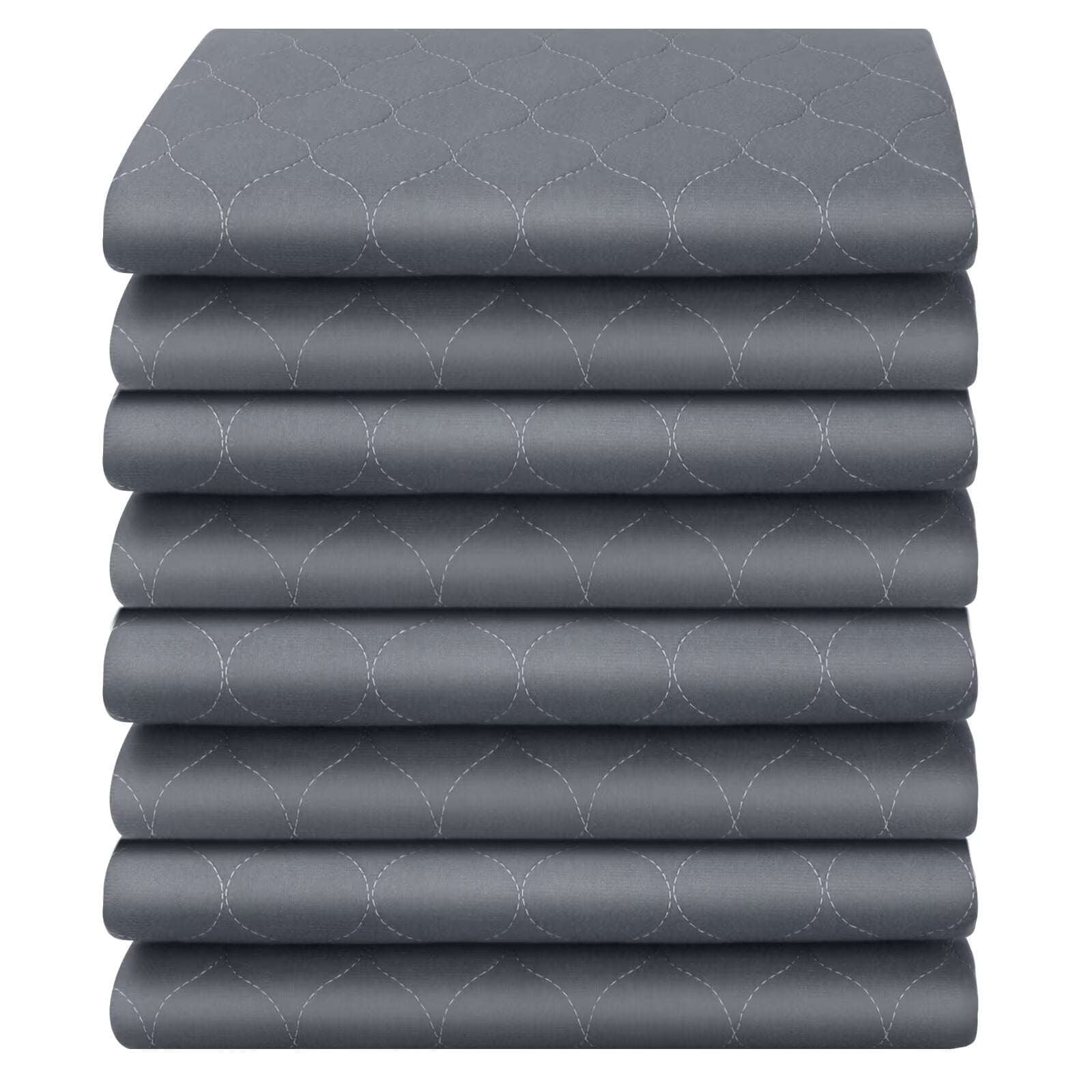 4-Pack Reusable Incontinence Bed Pads - 18"x18" Waterproof Underpads for Kids, Adults & Pets - Super Absorbent, Washable Protective Pads for Bed, Sofa & Floor