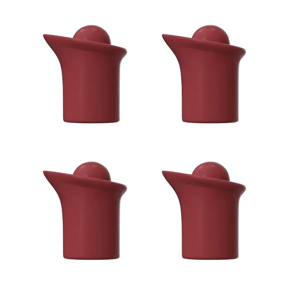 4 Pack Reusable Wine Cork Alternatives for Red Wine Champagne Filter Pour
