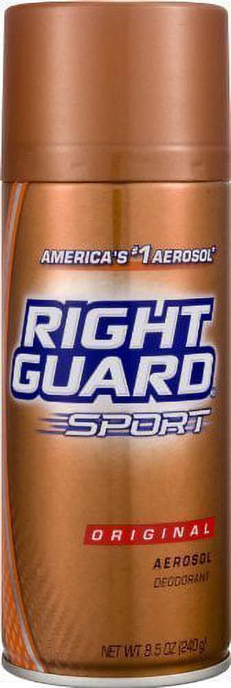 4 Pack Right Guard Sport Original Deodorant Aerosol 8.5 Oz Each