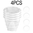 thumbnail image 1 of 4 Pack Root Control Pot Phalaenopsis Orchid Pot Transparent With Holes And Tray, 1 of 10