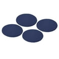 thumbnail image 1 of Uxcell 4 Pcs Polyester Round Bar Stool Covers Fit 11"- 14" Seat Cushions for Chairs Stool Slipcovers Dark Blue, 1 of 6