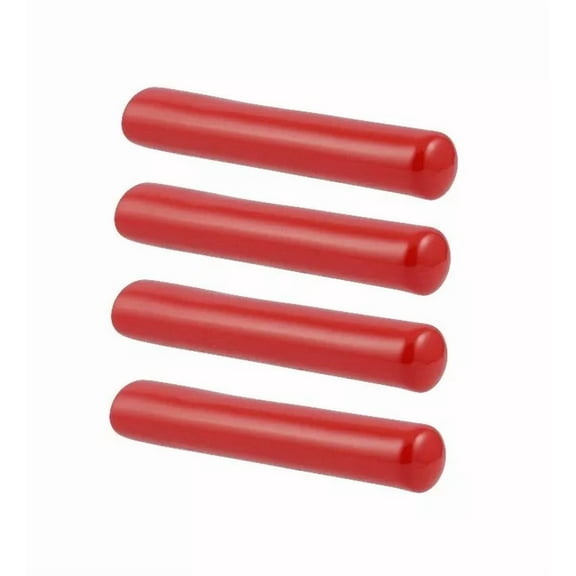 4 Pack - Round Pvc Handle Grips For Exercise, Lawn, Garden Equipment
