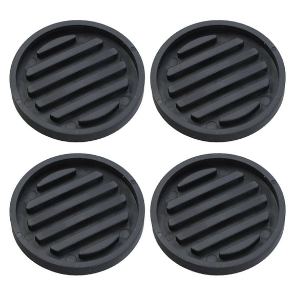 4 Pack Rubber Casters Cups Without Slip Furnitures Grippers Round Sofa Stoppers for Bed Couch Table Chair