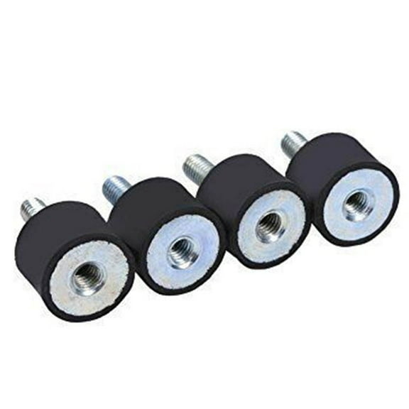 4 Pack Rubber Shock Absorber Isolator Mounts M6 Anti Vibration Auto Repair Tools