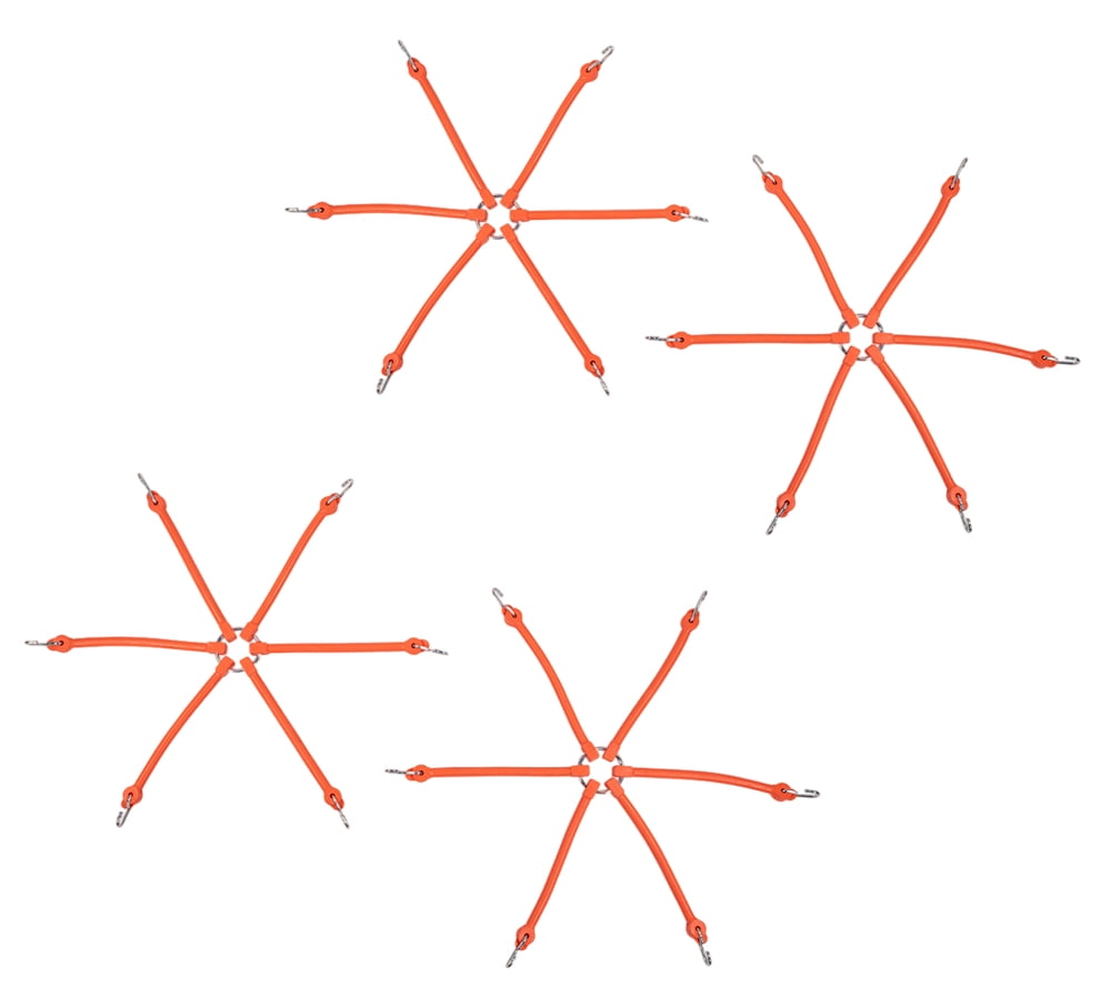 4 Pack Rubber Spider Bungee for Semi Truck Tires 221/2″ & 241/2