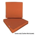 thumbnail image 1 of 4 Pack Rust Water-resistant Covers 20"x18"x4" for Outdoor Patio Seat Cushions, 1 of 7