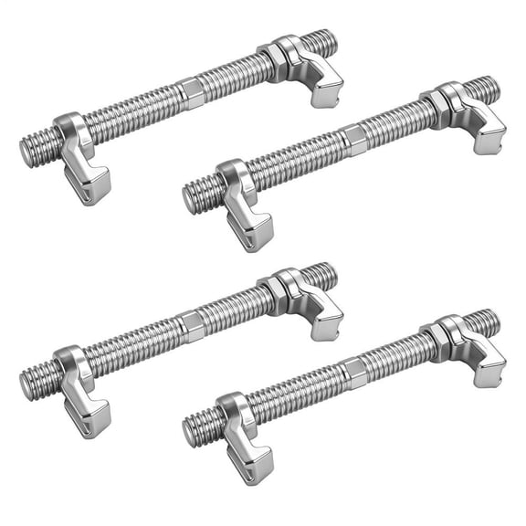 (4 Pack) SEA Rail Shipping Container Bridge Fittings Clamp - 380 mm Clamp - Used to Connect Shipping Containers Together