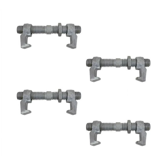 (4 Pack) SEA Rail Shipping Container Bridge Fittings Clamp - 380 mm Clamp - Used to Connect Shipping Containers Together