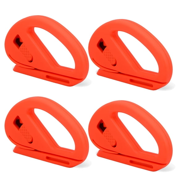 4 Pack Safety Film Cutter Paper Carbon Fiber Cutting Tool Craft Knife Utility Knife Film Wrap Paper Cutter with Razor Blade for Window Tint, Car Wrap, Craft Making