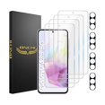 thumbnail image 1 of 4 Pack for Samsung Galaxy A35 5G Screen Protector with 4 Pack Camera Lens Protector, High Clarity, Case Friendly, 9H Full Coverage Tempered Glass for Galaxy A35 Screen Protector, 1 of 1