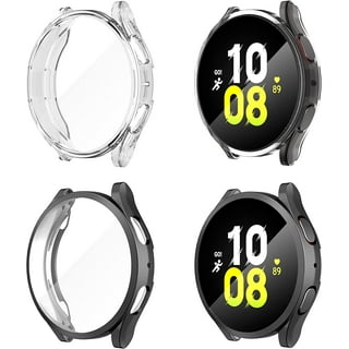 IC ICLOVER For Samsung Galaxy Watch 6 40mm Bumper Case Matte Built in  Screen Protector Clear Hard Protective Cover, Shock Adsorption Drop  Protection