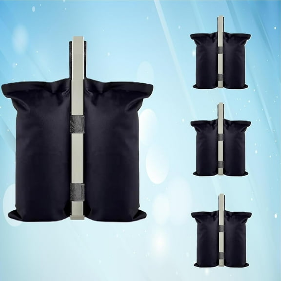 4-Pack Sand Bag-Large, 140 LBS Weights Bags for Pop up Canopy Tent, Party Tents, Instant Outdoor Sun Shelter Gazebo, Patio Umbrella (Sand not Included)