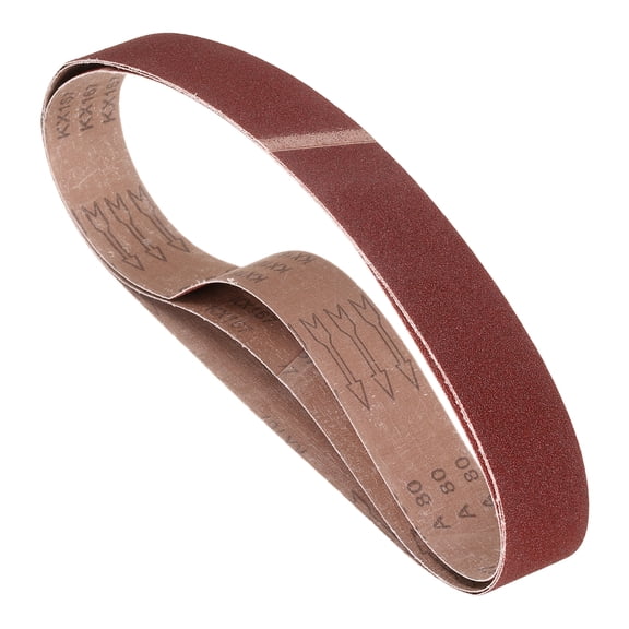 4 Pack Sanding Belt, 1-1/2 x 30 Inch 40/60/80/120 Grits Aluminum Oxide Abrasive Sandpaper Suitable for Belt Sander Metal Grinding Wood Working and Weld Rust Removal