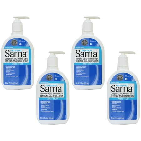 4 Pack - Sarna Original Lotion, 7.5-Ounce (222 mL) Each