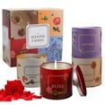 thumbnail image 1 of 4 Pack Scented Candles Gifts for Women, HOMEYA Jar Candles Home Scented for Birthday, Valentines Day - Lavender & Rose & Sandalwood & Cinnamon Apple, 1 of 8