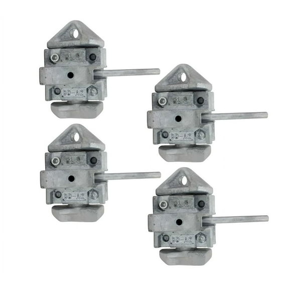(4 Pack) Sea Rail Shipping Container Manual Twist Lock Twist lock Left-Right Handlocking