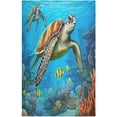 thumbnail image 1 of 4 Pack Sea Turtle Kitchen Towels Highly Absorbent, Super Soft Dishcloths 18 x 28 Inches Reusable Quick Drying Tea Towels Set for Home,Kitchen Decor Wash cloth, 1 of 7
